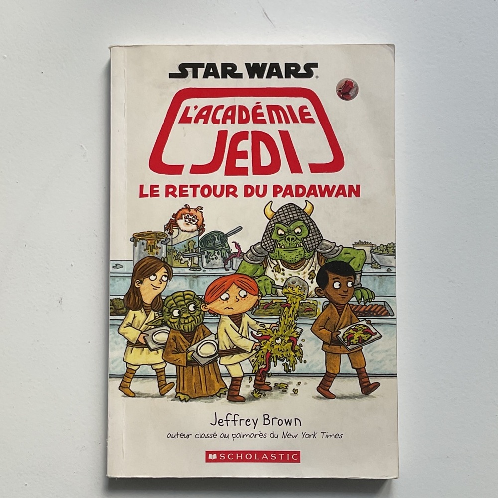 Scholastic Star Wars L'Académie Jedi Le Retour du Padawan Book
